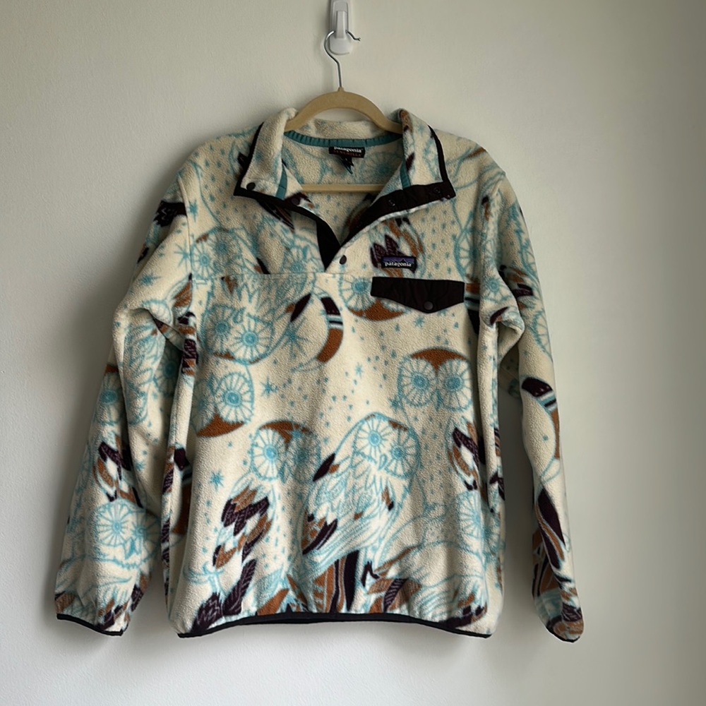 Patagonia Lightweight Synchilla Snap-T Fleece Pullover OWLS